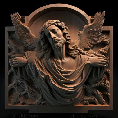 3D model st jesus (STL)